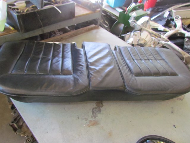 1997 Audi A8 Rear Heated Seat Bottom-Black Leather-NICE