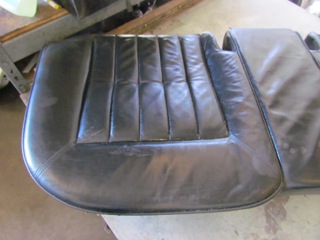1997 Audi A8 Rear Heated Seat Bottom-Black Leather-NICE