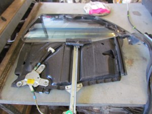 1997 Audi A8 Rear LH Door Glass, Frame & Window Motor