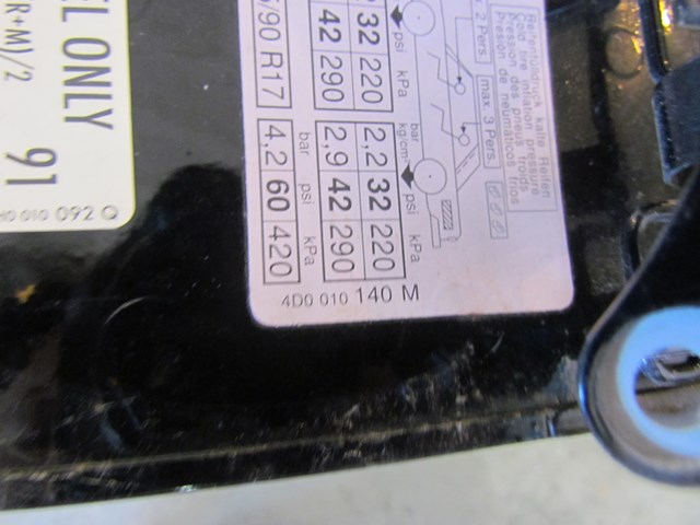 1997 Audi A8 Fuel Door-Black-4D0010140