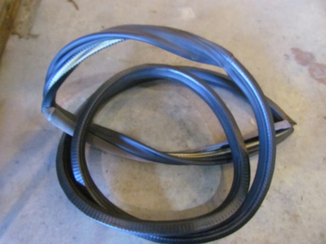 1997 Audi A8 Rear RH Passenger Door Seal- Black & Grey