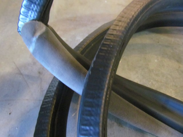 1997 Audi A8 Rear RH Passenger Door Seal- Black & Grey