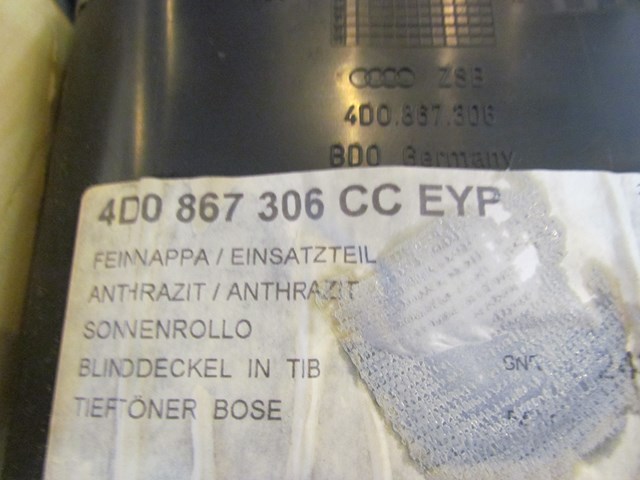 1997 Audi A8 Rear RH Pass Door Panel-See Details