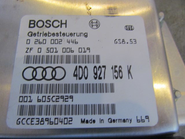 1997 Audi A8 Transmission Control Module 4D0927156
