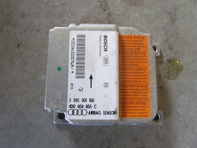 1997 Audi A8 Air Bag Control Module 4D0 959 655 C