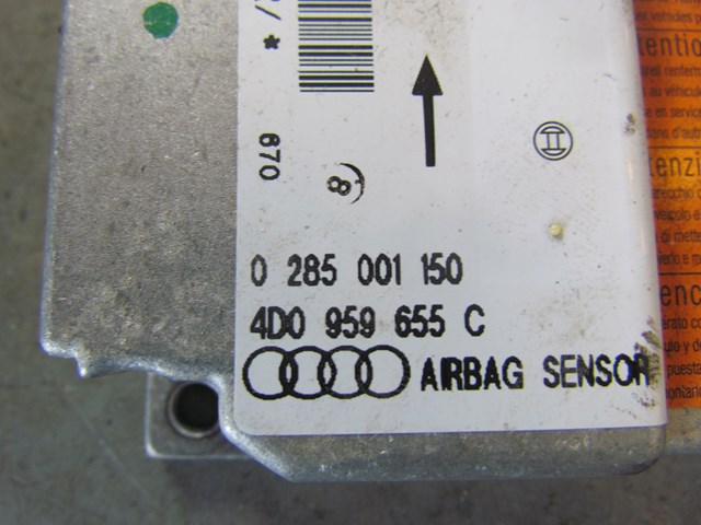1997 Audi A8 Air Bag Control Module 4D0 959 655 C