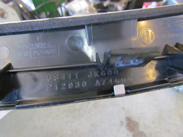 2010 Infiniti G37 Convertible RH Dash Trim Panel 68411 JK600