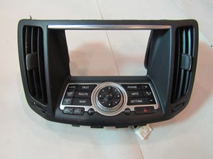2010 Infiniti G37 Convertible Nav Control & Bezel 28395JK65B