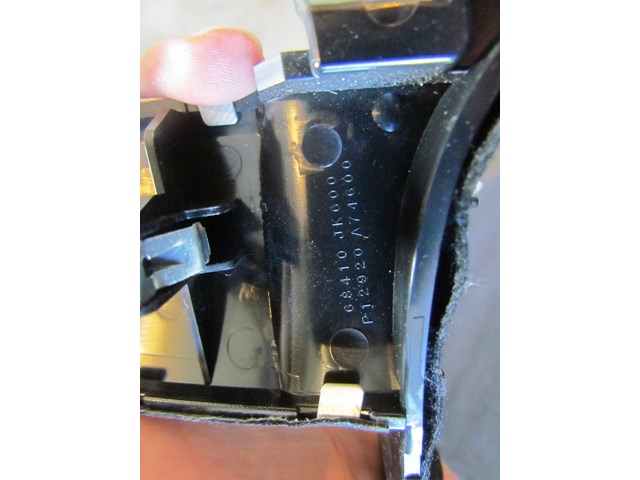 2010 Infiniti G37 Convertible LH Driver Dash Trim 68410 JK600