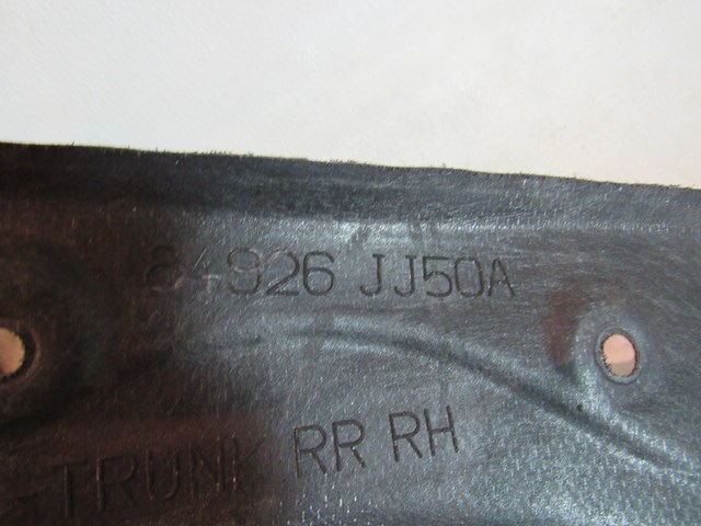 2010 Infiniti G37 Convertible Rear RH Trunk Moulding 84926JJ50A