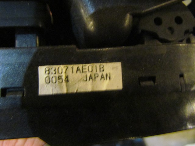 2005 Subaru Baja Front LH Driver Master Door Switch 83071AE01B