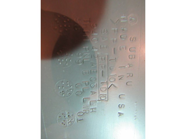 2005 Subaru Baja LH Driver Lower B Pillar Trim 94042AE03A