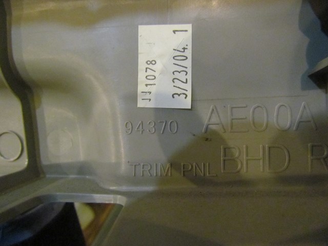 2005 Subaru Baja Rear Upper Finish Panel 94370 AE00A