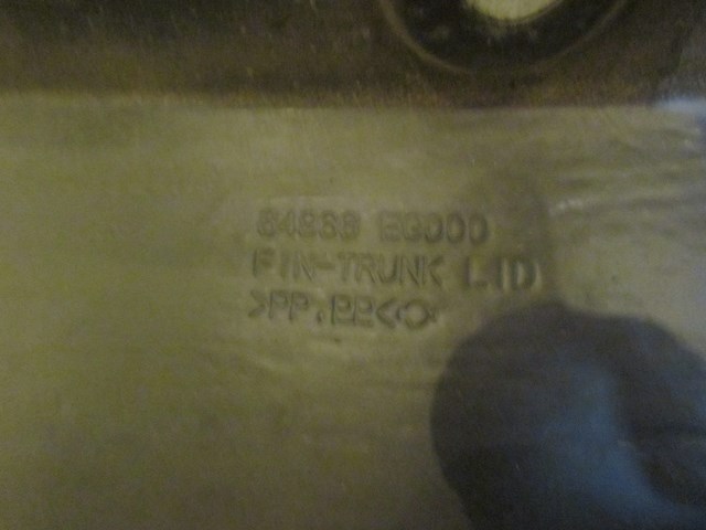 2006 Infiniti M45 Trunk Lid Moulding