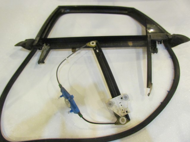 2006 Audi S4 Rear LH Driver Window Frame & Regulator 
