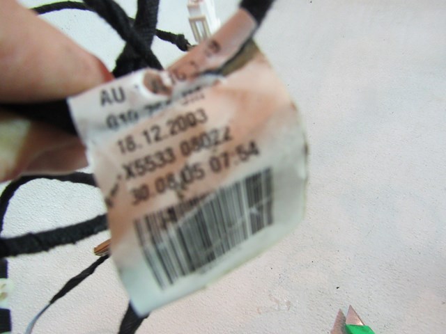 2006 Audi S4 RH Passenger Rear Door Wiring 8E08971693
