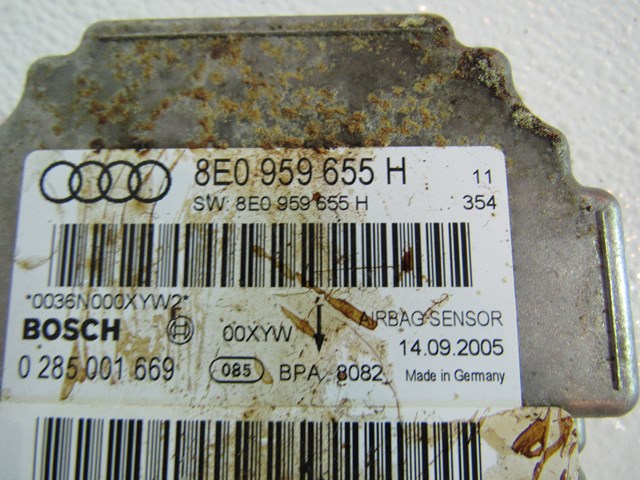 2006 Audi S4 Bag Control Module 8E0959655H