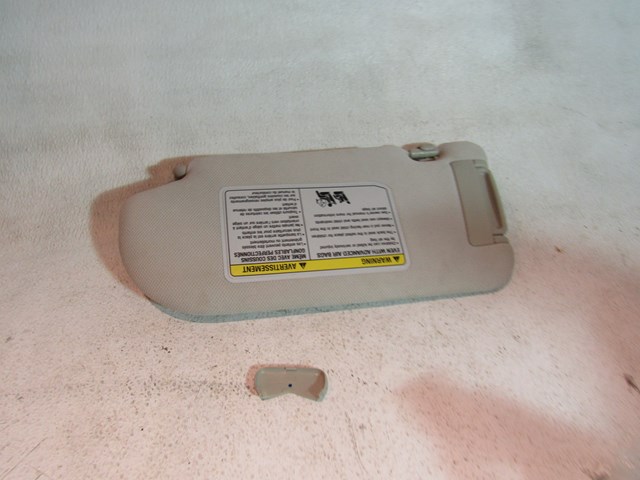 2007 Infiniti M35 RH Passenger Sun Visor