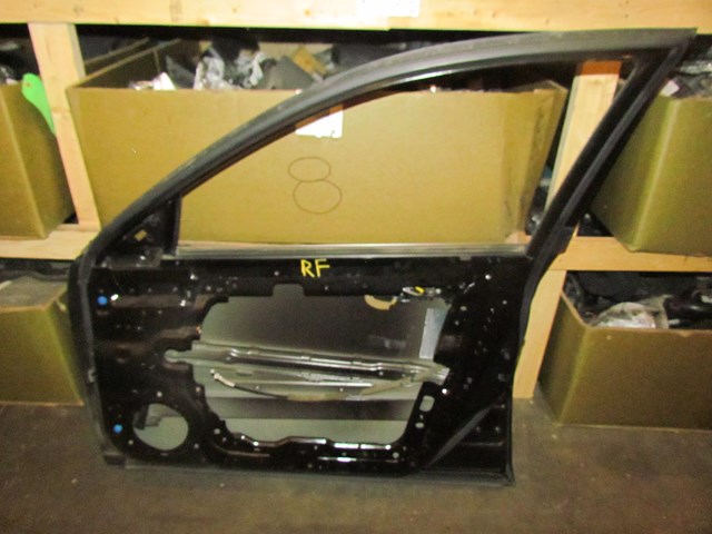 2007 Infiniti M35 M35s Front Passenger Door Black