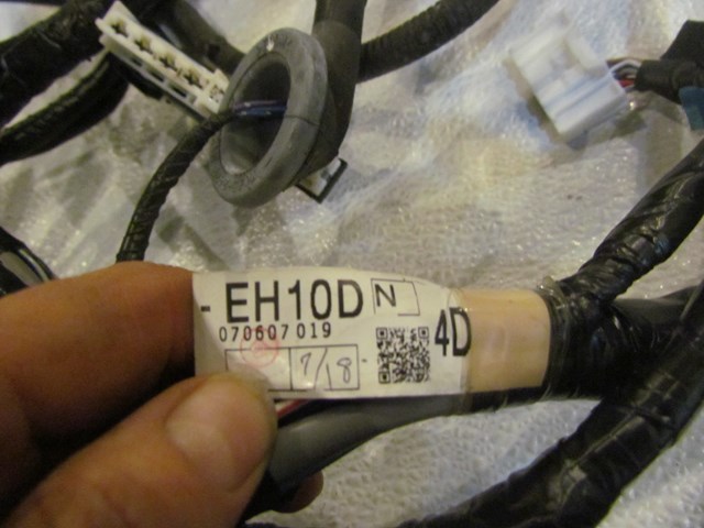 2007 Infiniti M35 S RH Passenger Body Wire Harness 24017 EH10D