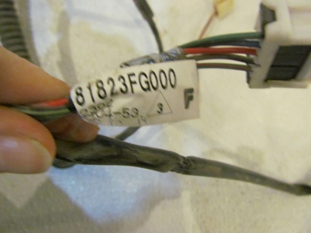 2008 Subaru WRX Rear LH Driver Door Wiring 81823FG000