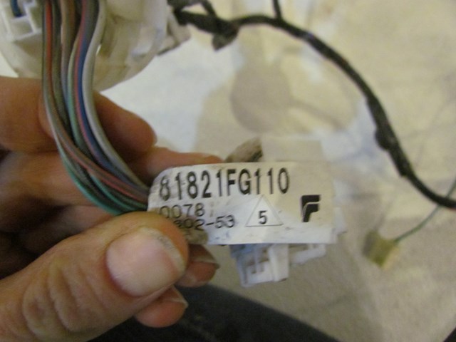 2008 Subaru WRX Front RH Passenger Door Wiring 81821FG110