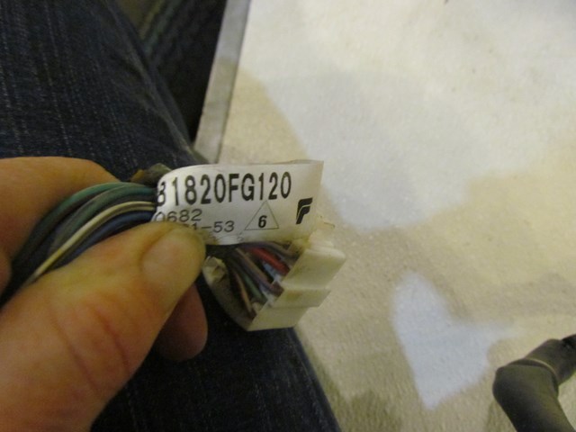 2008 Subaru WRX Front LH Driver Door Wiring