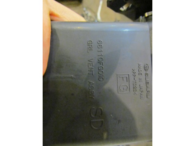 2008 Subaru WRX LH Driver Dash Vent 66110FG010