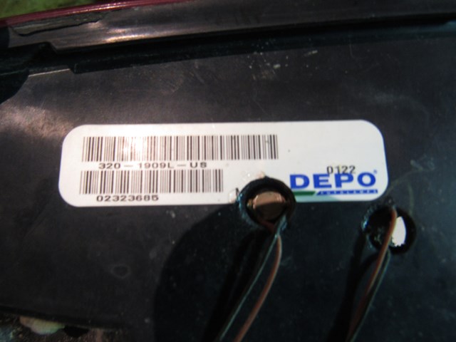 2008 Subaru WRX LH Driver Depo Brand Replacement Tail Light