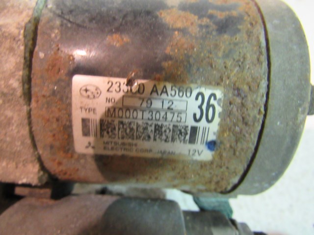 2008 Subaru WRX Starter w/Wiring 23300AA560