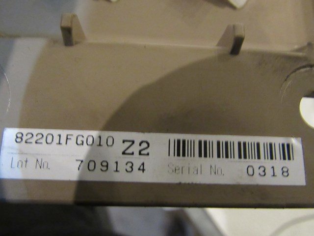 2008 Subaru WRX Interior Fuse Box 82201FG010