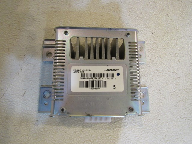 2012 Infiniti G37 Coupe Small Bose Amplifier 28060 JL01A