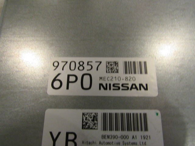 2012 Infiniti G37x Coupe ECM ECU BEM390-000 A1 & MEC210-820