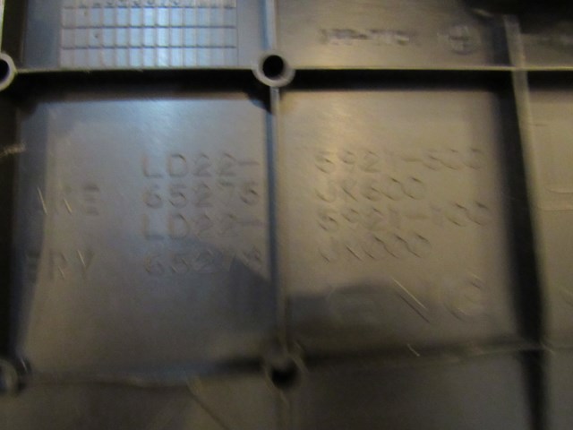 2012 Infiniti G37 Coupe Brake Fluid Cover w/Surround 65276 JK600