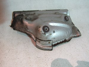 2012 Infiniti G37x Coupe LH Driver Exhaust Manifold Heat Shield