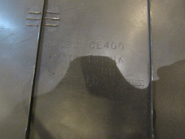 2007 Nissan 350z Convertible Trunk Latch Finish Trim Panel 