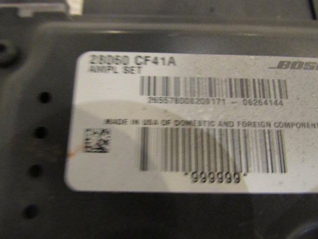 2007 Nissan 350z Convertible Bose Amplifier