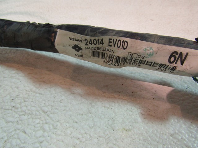 2007 NIssan 350z Convertible LH Driver Body Wire Harness  24014EV01D