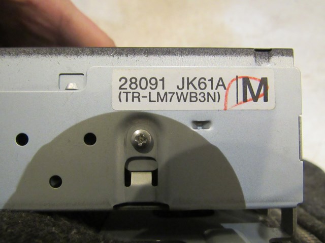 2007 Infiniti G35X Sedan Navigation Screen 28091 JK61A