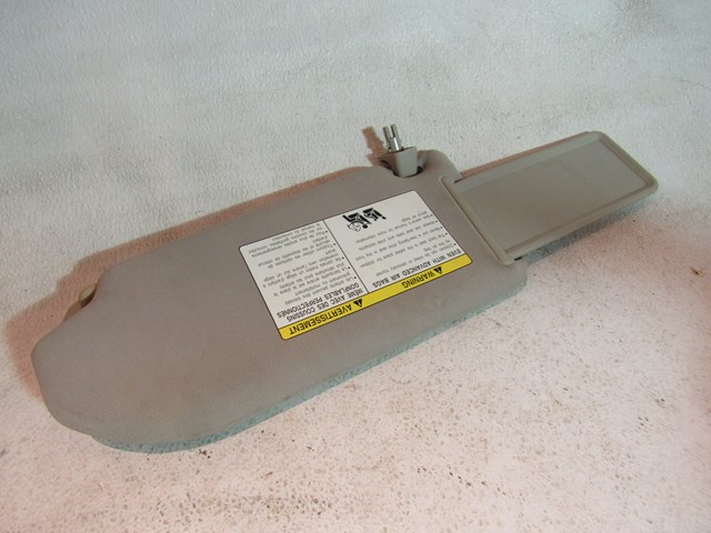 2007 2008 Infiniti G35 Sedan RH Passenger Sun Visor