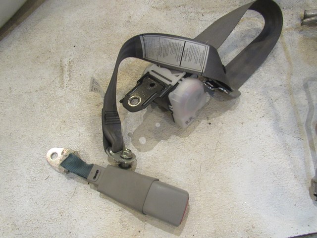 2007 Infiniti G35x Sedan Rear RH Passenger Seat Belt & Buckle-Stone