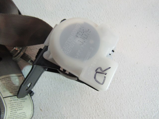 2007 2008 Infiniti G35 Sedan Rear Center Seat Belt & Buckle-Stone