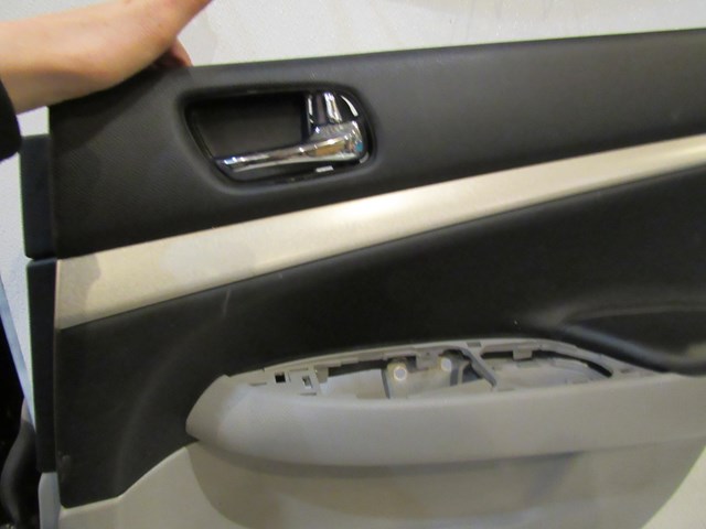 2007 Infiniti G35x Sedan Rear RH Passenger Door Panel-Stone