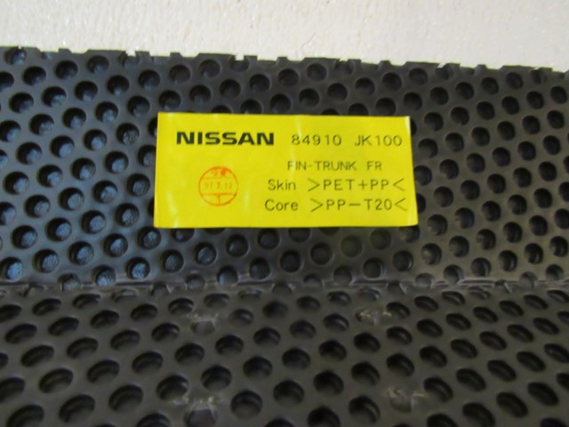 2007 Infiniti G35x Sedan Trunk Pass Through Trim Panel 84910JK100