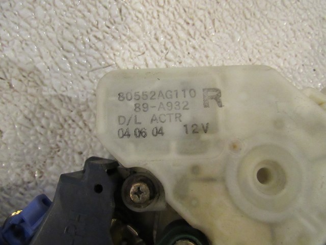 2004 Infiniti M45 Rear RH Passenger Door Lock Actuator