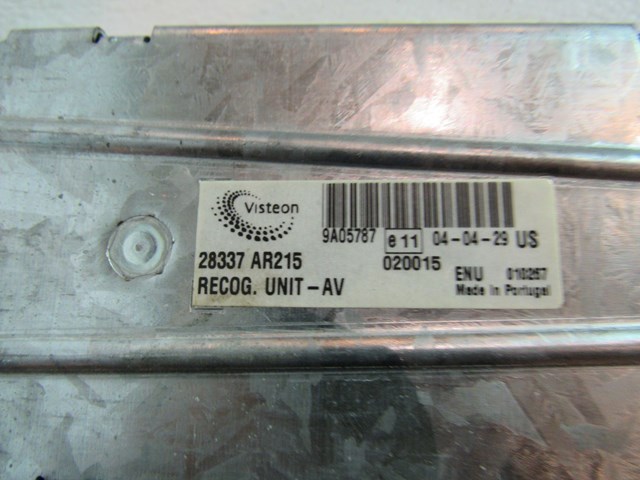 2004 Infiniti M45 Voice Recognition Control Module 28337 AR215