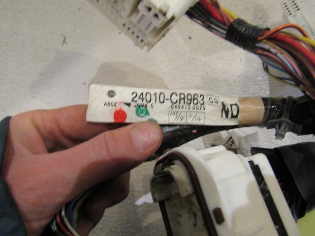 2004 Infiniti M45 Dash Wire Harness 24010 CR963