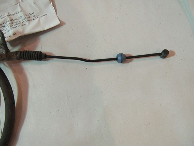 2004 Infiniti M45 Rear RH Passenger Emergency Brake Cable