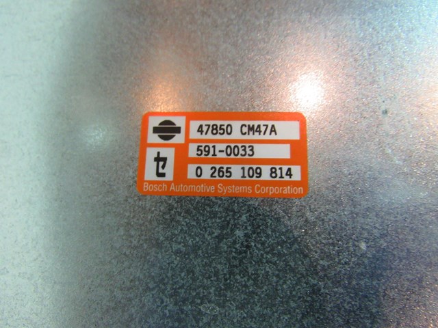 2006 Infiniti G35 Coupe ABS Control Module 47850 CM47A