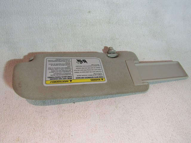 2005 2006 2007 Infiniti G35 Coupe RH Passenger Sunvisor-Stone